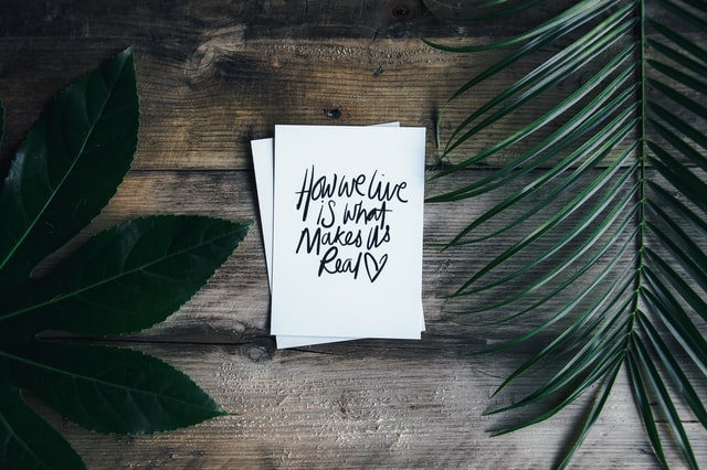 Quotes paper wall hanging