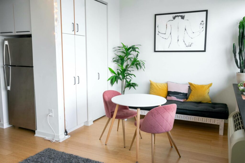 Studio apartment configuration