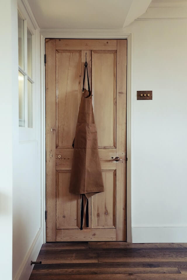 Simple Wooden Door for Bedroom