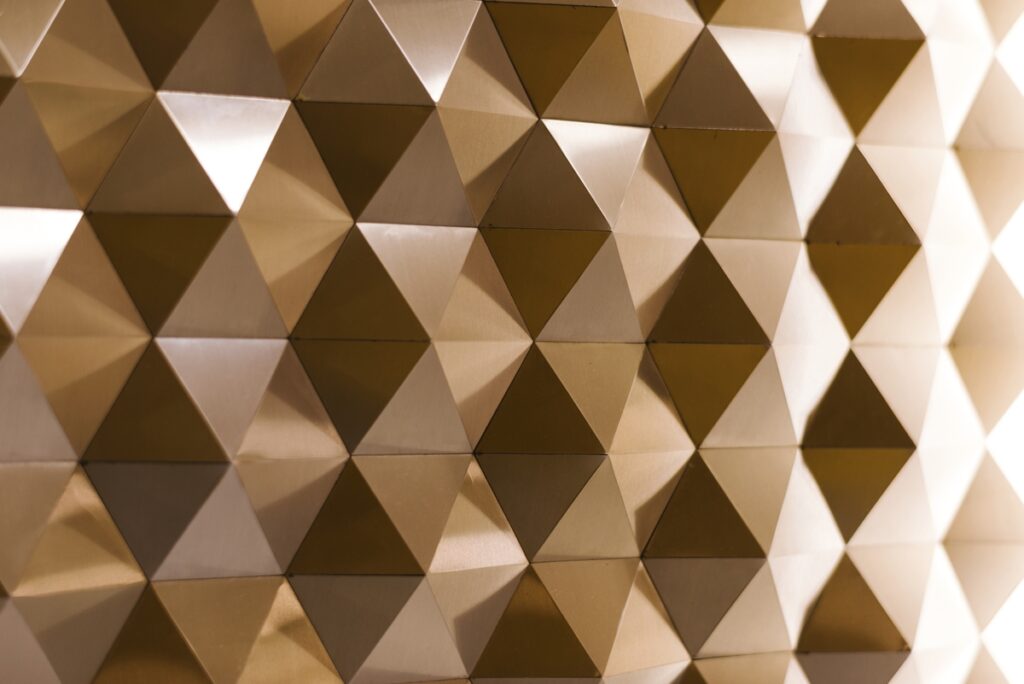 geometric 3d wall tiles design