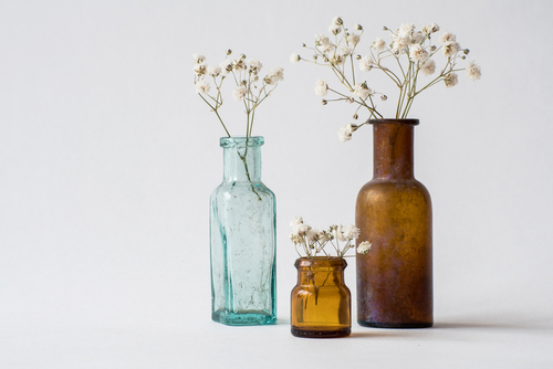 out of waste ideas with glass bottles