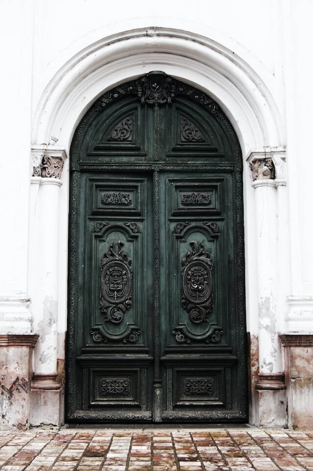 Front Door Inspired by Traditional Dutch Doors