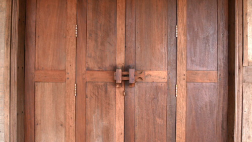 plywood pooja room door