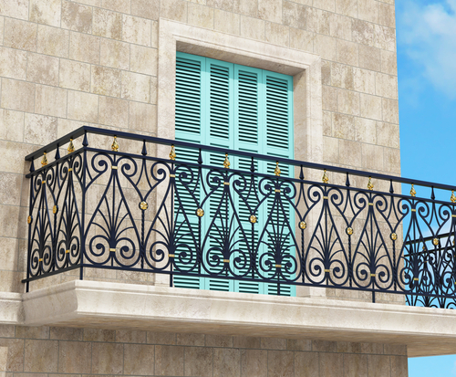 balcony railing design metal