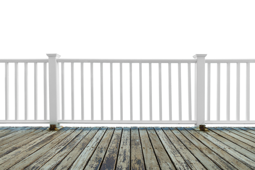 wooden railings