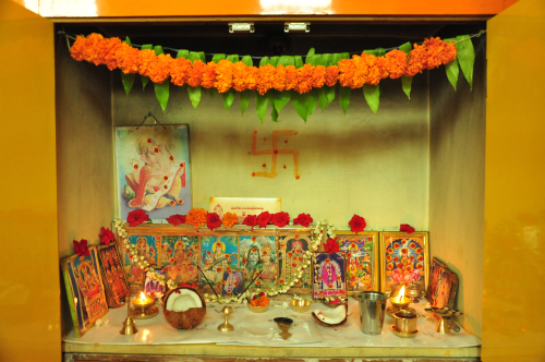 Compact Pooja Rooms Cabinet