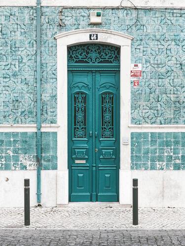 Door with Intricate Woodwork