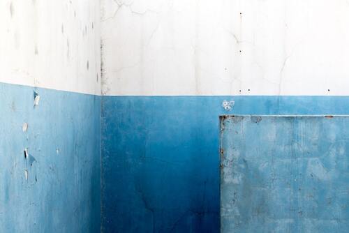 Misty Blue Wall Colour
