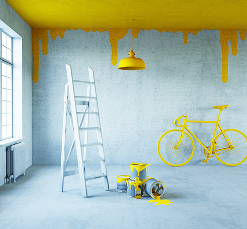 Yellow POP colour for bedroom ceiling