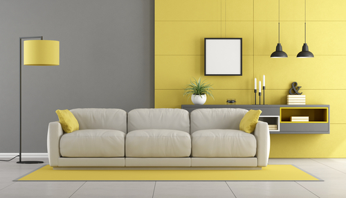 Yellow and Gray POP Paint