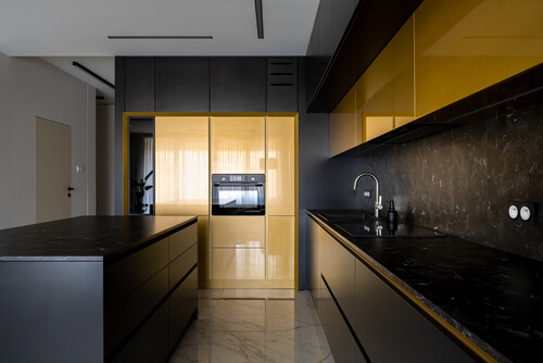kerala simple kitchen design corridor