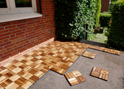 wooden tiles