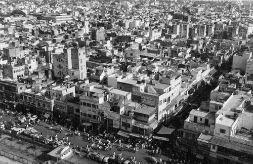 An Old Picture Of Old Delhi