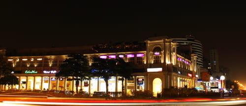 Nightlife At Connaught Place, New Delhi