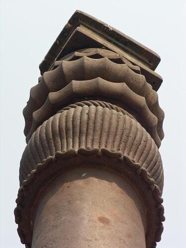Old Delhi Iron Pillar